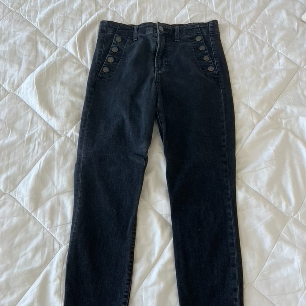 Gap True Skinny High Rise Jeans black